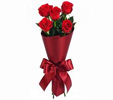 Букет 5 Красных роз Эдлесс Лав в Тереке Ставропольского края