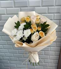 Букет цветов из:  Розы и Хризантемы в Тереке Ставропольского края