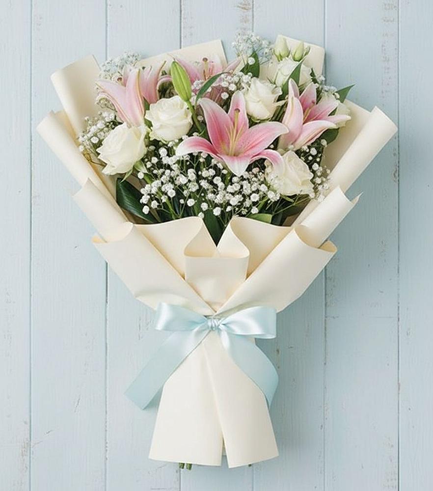 Букет цветов из: Лилии в Тереке Ставропольского края