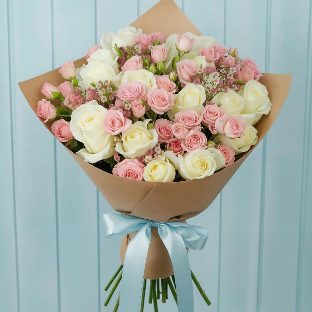 Букет цветов из: Розы в Тереке Ставропольского края