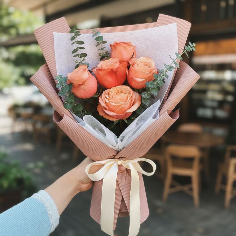 Букет цветов из: Розы в Тереке Ставропольского края