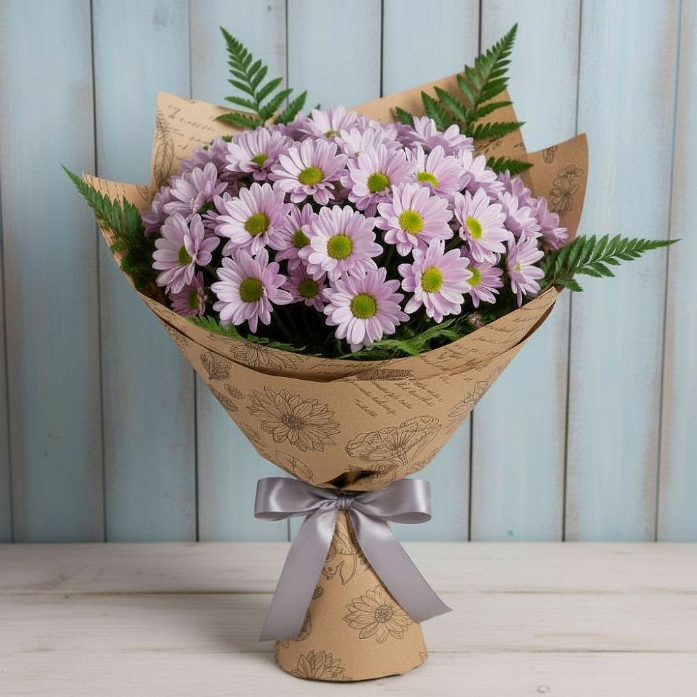 Букет цветов из: Хризантемы в Тереке Ставропольского края