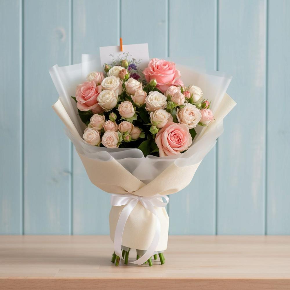 Букет цветов из: Розы в Тереке Ставропольского края