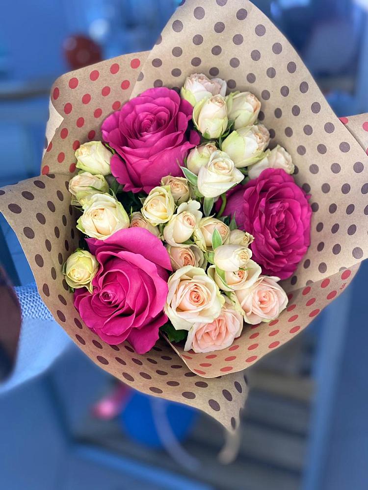 Букет цветов из: Розы в Тереке Ставропольского края