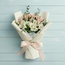 Букет цветов из:  Альстромерии в Тереке Ставропольского края