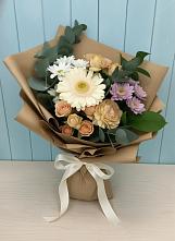 Букет цветов из:  Герберы и Хризантемы в Тереке Ставропольского края