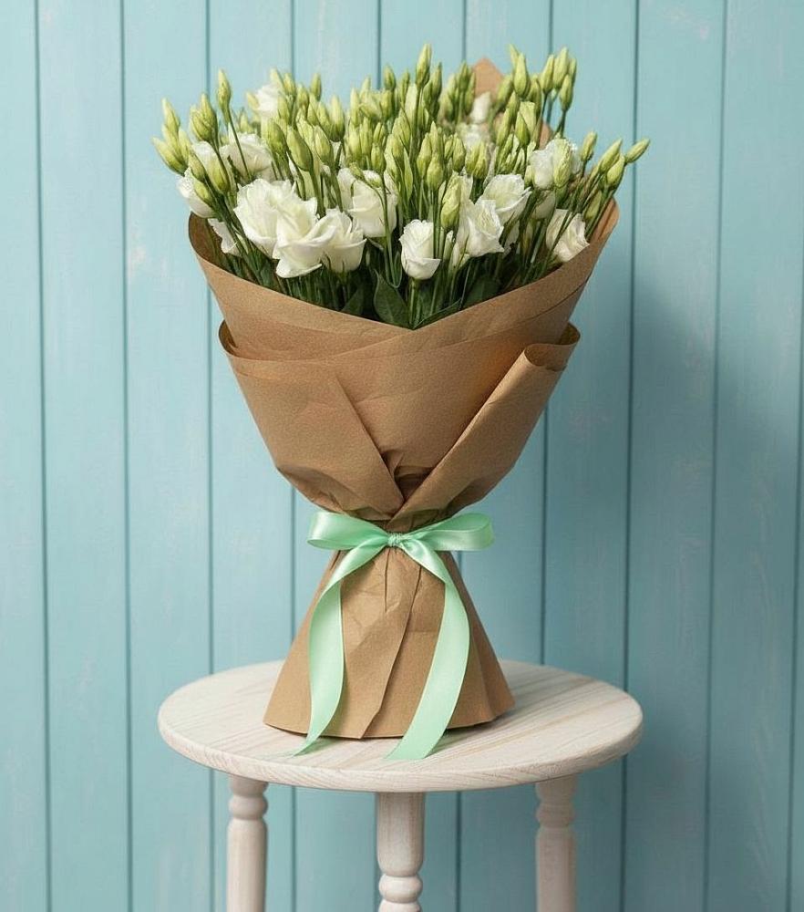 Букет цветов из: Лизиантусы в Тереке Ставропольского края