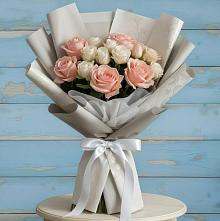 Букет цветов из:  Розы #REPLACE_PRED# Тереке Ставропольского края