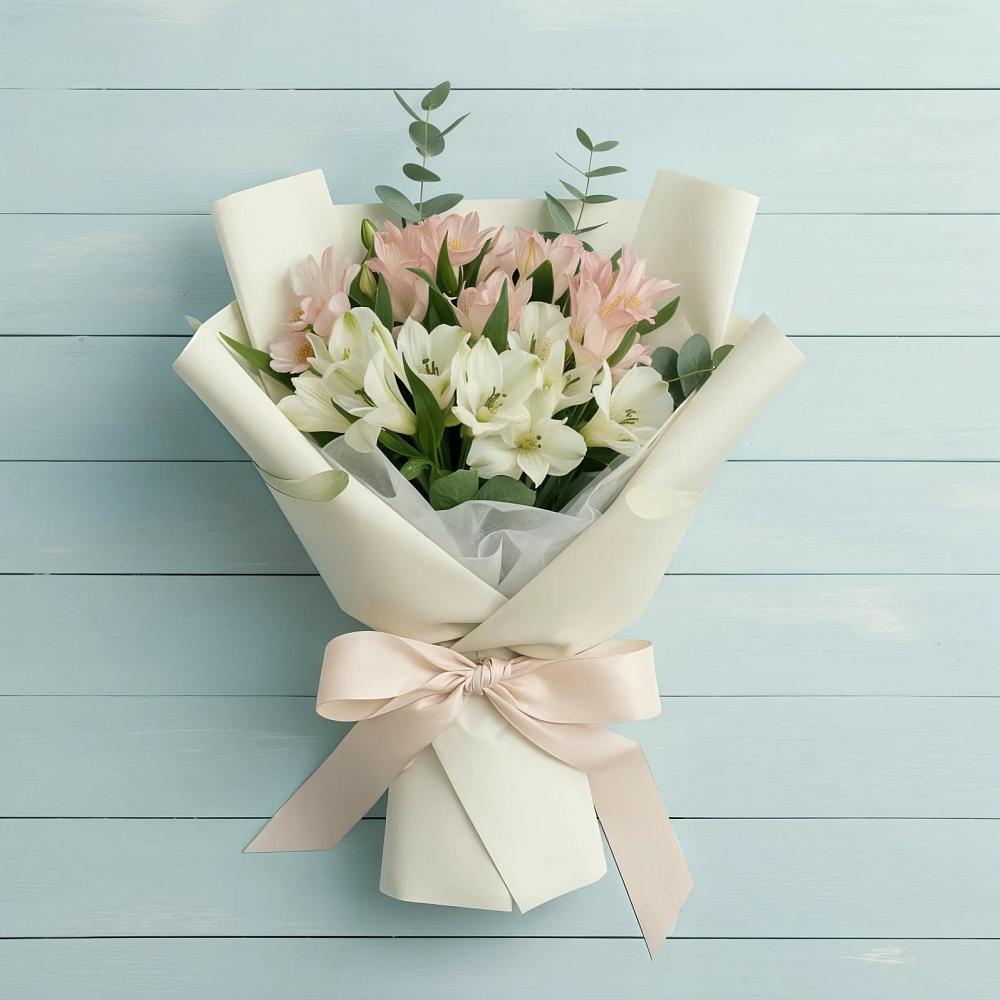 Букет цветов из: Альстромерии в Тереке Ставропольского края