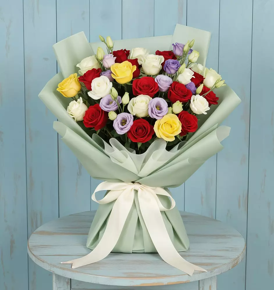 Букет цветов из: Розы в Тереке Ставропольского края