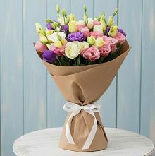 Букет цветов из:  Лизиантусы в Тереке Ставропольского края