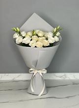 Букет цветов из:  Розы и Лизиантусы в Тереке Ставропольского края